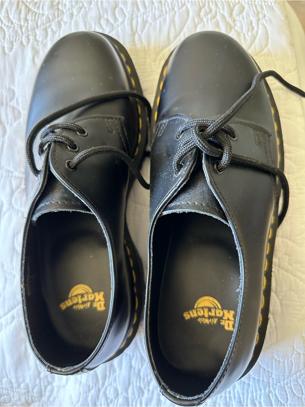 Dr. Martens 1461 Black Leather Oxford Shoes - Women's size 7